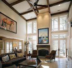 Please do try this at home. Sizing It Down How To Decorate A Home With High Ceilings