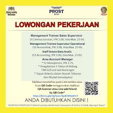 Melakukan pekerjaan bagian staff gudang dan operasional lainnya. Lowongan Kerja S1 Segala Jurusan Di Pt Anugerah Karya Prima Medan Februari 2021 Lowongan Kerja Medan Terbaru Tahun 2021