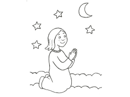 Mundo gaturro en familia es un espacio para compartir con nuestros hijos. Dibujo Infantil De Una Nina Rezando Para Colorear