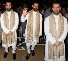 Aamir Khan In White Churidar Kurta Zeenat Style White Churidar Churidar Aamir Khan