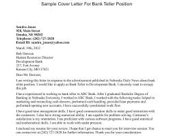 When it comes to salutations, it is necessary to include an appropriate salutation at the start of the cover letter. Cover Letter For A Bank Teller Job With No Experience Job Retro