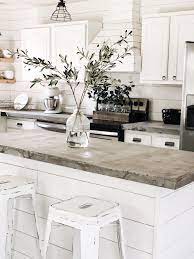 Diy Concrete Countertops Sweet Kentucky Holler Farmhouse Blog Concrete Countertops Kitchen Concrete Kitchen Kitchen Design Countertops