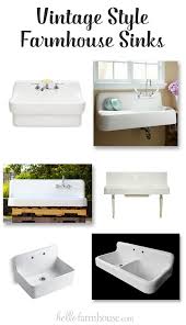 vintage style farmhouse sink