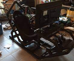 Pvc Build F1 Style Cockpit Sim Racing Rigs Cockpit Insidesimracing Forums Cockpit Racing Chair Game Room Design