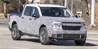Compare the 2022 ford maverick with 2021 ford ranger, side by side. 2022 Ford Maverick Spied In All Its Small Pickup Glory