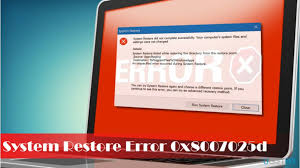 How To Fix System Restore Error Code 0x8007025d On Windows 10