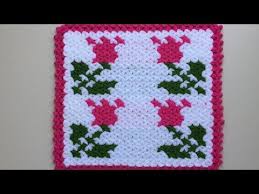 Lale Kare Lif Modeli Yapimi Takim 2 Youtube Crochet Blanket Crochet Blanket