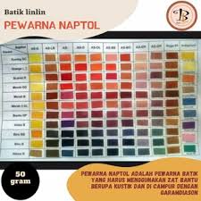 Untuk melarutkannya diperlukan zat pembantu kostik soda. Jual Pewarna Napthol 50gr Untuk Mewarna Batik Jumputan Kerajinan Tangan Shopee Indonesia