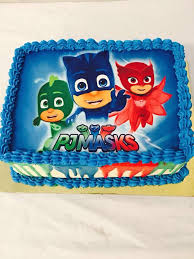 День рождения томаса день рождения льва. Pj Masks Theme Cake Fresh Cream Cakes Decor By Fiza Facebook
