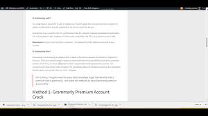 Here i've explained the ultimate way to use grammarly premium accounts. Grammarly Crack Account Access Code With Username And Password Youtube