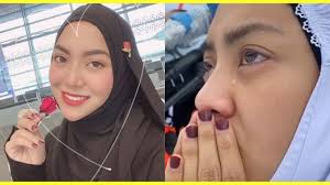 Melwa pakai maternity pillow from @houseofmoms_maternitypillow. Nak Cuba Pakai Tudung Besok Pun Dah Nak Masuk Bulan Ramadhan Mawar Rashid Lepat Pisang