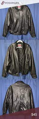 Mens Excelled Leather Jacket Size Large Black Leather Jacket Mens Leather Coats Leather Jacket Men
