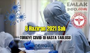 Tabloda haftalık oranlar ise hastalarda zatürre oranı yüzde 4.2, yatak doluluk oranı yüzde 48.5, erişkin yoğun. Bugun 8 Haziran 2021 Sali Son 24 Saatin Koronavirus Veri Tablosu Paylasildi Emlakinfo