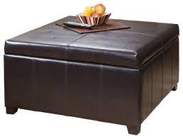 Now imagine having an ottoman coffee table with such an elegant design and with storage for you to store additional items. Gdf Studio Berkeley Espresso Leather Storage Ottoman Coffee Table Transitional Footstools And Ottomans By Gdfstudio Houzz