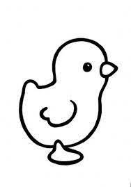 Image Result For Simple Animal Outline Drawings For Kids Animal Outline Easter Coloring Pages Coloring Books