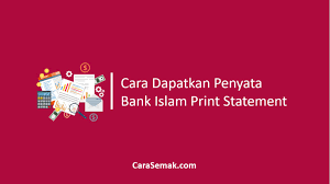 A bank statement is a summary of financial transactions that occurred at a certain institution during a specific time period. 3 Cara Dapatkan Penyata Bank Islam Print Statement