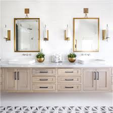 This vanity collection is an articulated french classic design that is skillfully handcrafted. Mixing Metal Finishes In The Bathroom Centsational Style