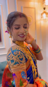 Makeup,hairstyle,draping by @_saroj_makeupartist_ ,  @mayuri_hargude_magar_2929 , ., ., ., ., ., 💄Bridal makeup artist ,  💄hairstylist , 💄Engagement makeup