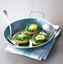 Champignons Farcis Au Beurre Persille Et Aux œufs Champignons Farcis Recette Champignons Farcis Recettes De Legumes