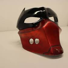 Red Hood Mask 3d Model Stl Files Etsy Red Hood Stl Red Hood Cosplay