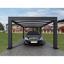 Abson Cubus Carport 5 5 X 3 7 X 2 4 M Einfahrtshohe 2 15 M Mit Solar Led Carport Einzelcarport Carport Kaufen