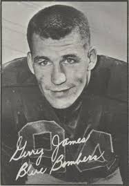 1961 TOPPS CANADA CFL # 123 GERRY JAMES NEAR MINT- MINT $3.49 SHIPPING  CANAD