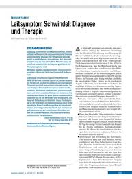 Es gibt aber auch fälle, in denen die betroffenen generell schwindel erleiden, wenn sie aus dem liegen oder dem sitzen aufstehen. Leitsymptom Schwindel