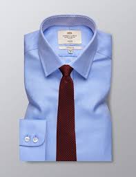 Men S Blue Dress Shirts Hawes Curtis