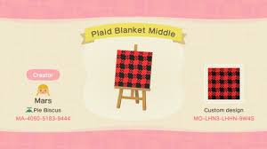 Red Plaid Blanket Animal Crossing Pattern Gallery Custom Designs Animal Crossing New Animal Crossing Animal Crossing Qr