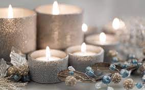 Beautiful Christmas Candles Wallpaper 6774655