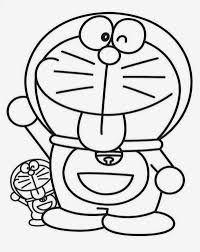 Gambar Kartun Hitam Putih Untuk Diwarnai Kata Kata
