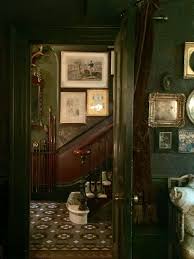 Vintage Green Manor Dark Wood Inspiration And Ideas For Moody Traditional Green Victorian Living Room Victorian Rooms Dark Interiors