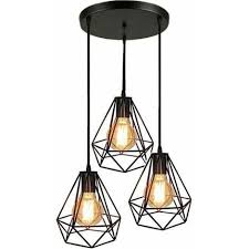 Buy the best and latest abat jour plafond on banggood.com offer the quality abat jour plafond on sale with worldwide free shipping. Lampes De Plafond Abat Jour Suspension Lustre Cage 3 Luminaire Pour Salon Cuisine Restaurant Bar Cafe