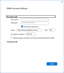 Modify mail server settings - Outlook – The Messaging Company