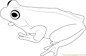 Customize the letters by coloring with markers or pencils. Brown Tree Frog Coloring Page For Kids Free Frog Printable Coloring Pages Online For Kids Coloringpages101 Com Coloring Pages For Kids
