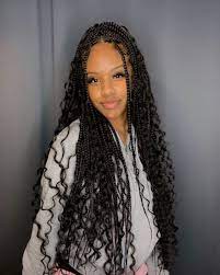 28 Knotless Box Braids Hairstyles You Can T Miss Fancy Ideas About Everything Box Braids Styling Box Braids Hairstyles Hair Styles Today i'm sharing how to do neat knotless box braids on yourself with curly ends. 28 knotless box braids hairstyles you