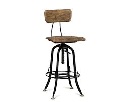 Vasagle bar stools, set of 2 bar chairs, kitchen breakfast bar stools with footrest, industrial in living room, party room, rustic brown and black ulbc65x 4.6 out of 5 stars 1,185 $79.99 $ 79. Industrial Wooden Iron Bar Stool Chair Black Rustic