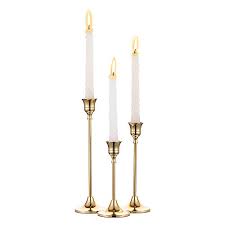 Candles for centerpieces at a wedding add elegance and shine to the special day. Nuptio Candlestick Holders Taper Candle Holders Set Of 3 Candle Stick Holders Set Brass Gold Candlestick Holder Set Vintage Modern Decorative Centerpiece For Table Mantel Wedding Housewarming Gift Buy Online In Bahamas