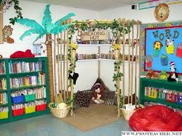 Reading Corner Reading Hut Jungle Theme Classroom Classroom Themes Reading Hut