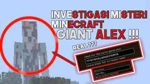 Invetigasi Misteri Minecraft Seed Giant Alex Part 1 Youtube