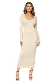 Kenya Ribbed Sweater Midi Dress Ribbed Sweater Dress Sweater Dress Ribbed Dresses