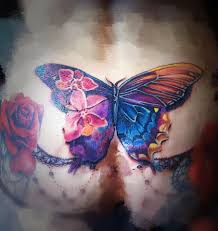 Although butterflies make for rather simple images, there's an astonishing variety of options and ideas when it comes to the 3d style requires a great amount of skill from the tattoo artist, so it's good to make sure that your tattooist has proven experience in 3d rendition. Butterfly Tattoo To Cover Scar Butterfly Cover Up Tattoos