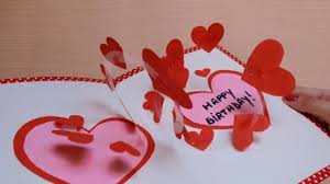 Next, pick a piece of thick cardstock that is slightly larger than the template, tape them together, and fold them in half along the dotted line of the template. Birthday Card Pop Up From Paper And Plastic Beautiful Birthday Greetin Birthday Card Pop Up Birthday Greeting Cards Greeting Cards Diy