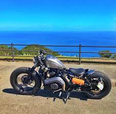 added by makoto westno instagram post 海沿いツーリング 空も海も青すぎる スポタン レストア カワサキ アメリカン雑貨 bobber motorcyclerepair handmade チョッパー エリミネーター ボバーカスタム ツーリング