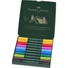 Albrecht Durer Watercolor Markers Gift Box Of 10 160310 Faber Castell Usa This is the 24 pencil set and includes a nice variety of colors. faber castell