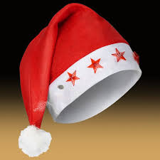 Centré sur la zone blanche du bonnet Bonnet De Noel Lumineux Pour Enfant Sparklers Club