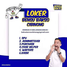 Maybe you would like to learn more about one of these? Jabarkarier Lowongan Kerja Bakso Bensu Cibinong Bogor Facebook