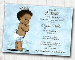 Boy Baby Shower Invitation African American Baby Shower Invitation Modern Baby Shower Invitations Prince Baby Shower Invitations Vintage Baby Shower Invitation