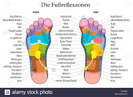 Foot Reflexology Chart With Accurate Description German