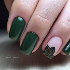 Whether it is in the classic french manicure or the trendy. Dark Green Manicure Ideas That You Would Love To Try This Fall All For Fashion Design